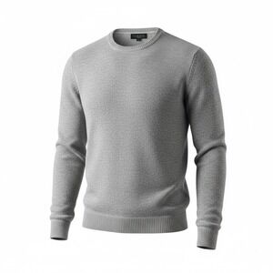 EMI MAGLIA Sweater Men's XXL Cashmere Wool Blend Gray Italian Classic Casual